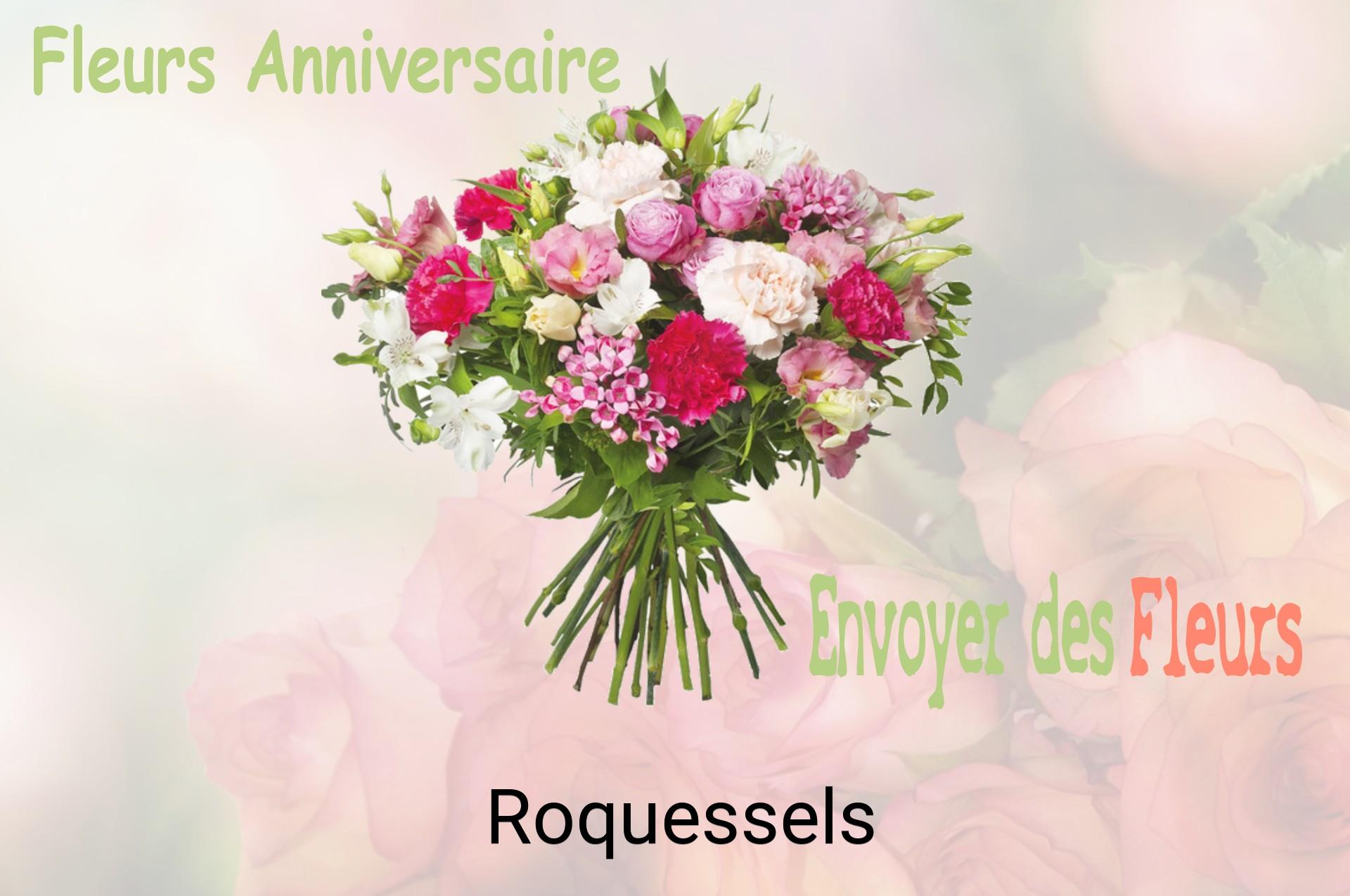 Bouquet de fleurs d’anniversaire livré à Roquessels